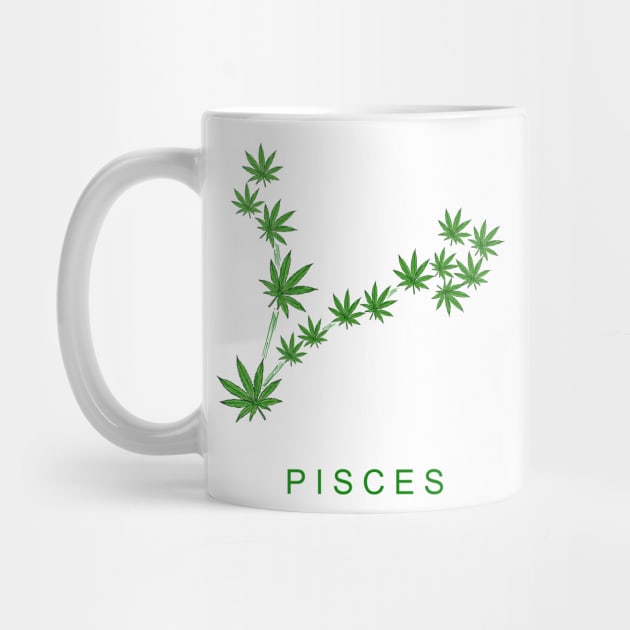 PISCES WEED ZODIAC by AWANG ART STUDIO